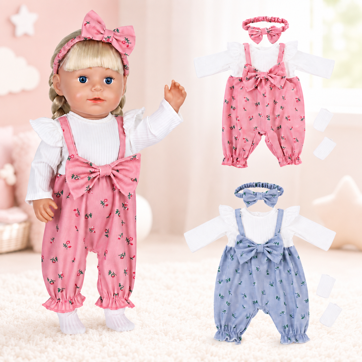 Baby Clothing Jumper - Doll Clothes for 16-18inch Baby Doll