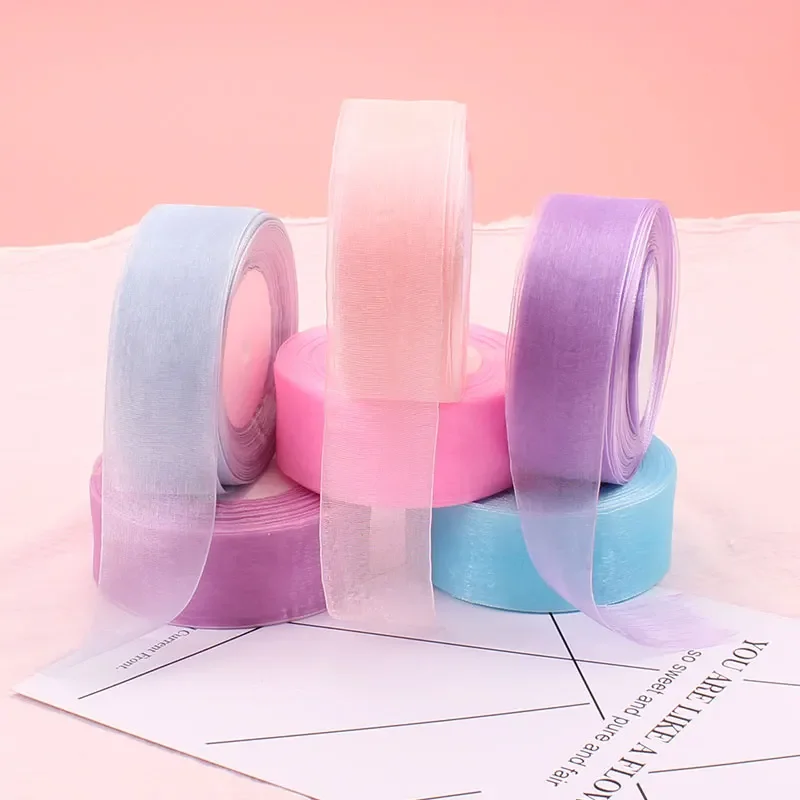 Baby Clothing Wholesale - 4cm Chiffon Organza Ribbon Wholesale Gift