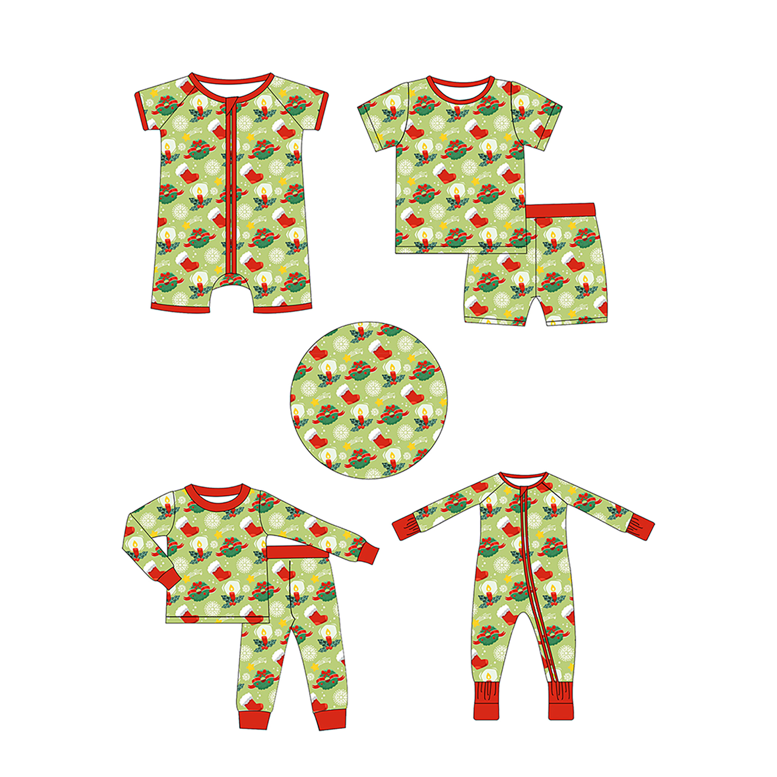 Baby Clothing Wholesale - Wholesale Family Pajamas Christmas Outfits Milk