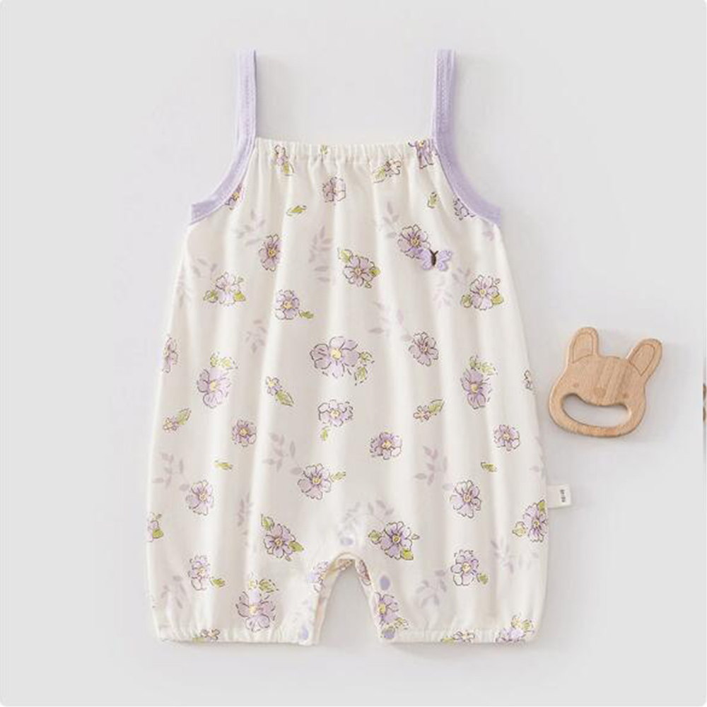 Baby Girl Romper Sleeveless Fl - Baby Clothing Wholesale บทวิจารณ์และราคา