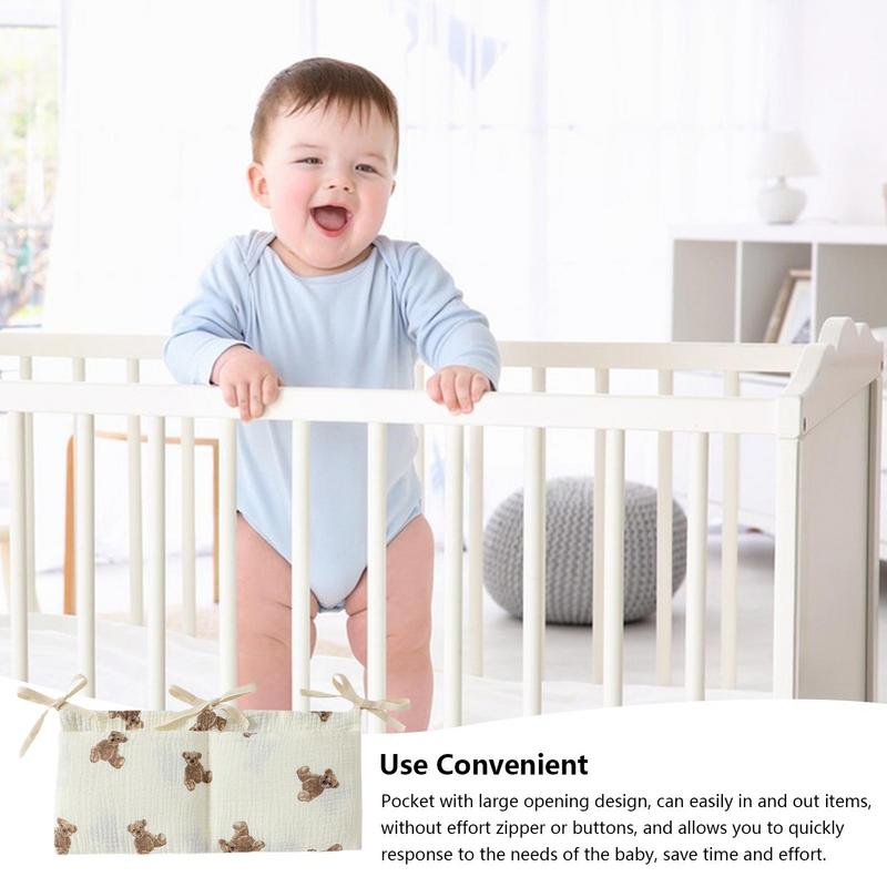 Baby Crib Organizer Cot Caddy  - Baby Clothing Bag บทวิจารณ์และราคา