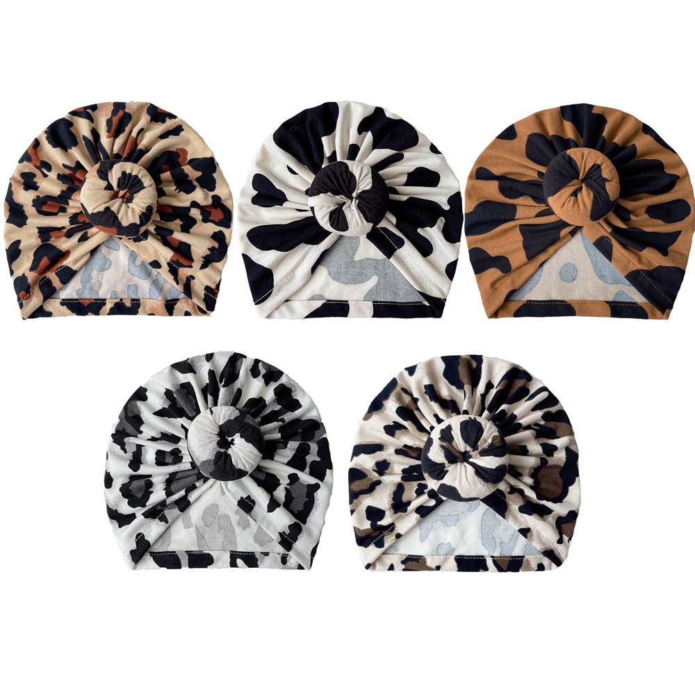 New Baby Girls Printed Flower  - Baby Hat Beanie บทวิจารณ์และราคา