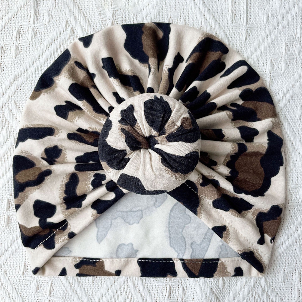 New Baby Girls Printed Flower  - Baby Hat Beanie บทวิจารณ์และราคา