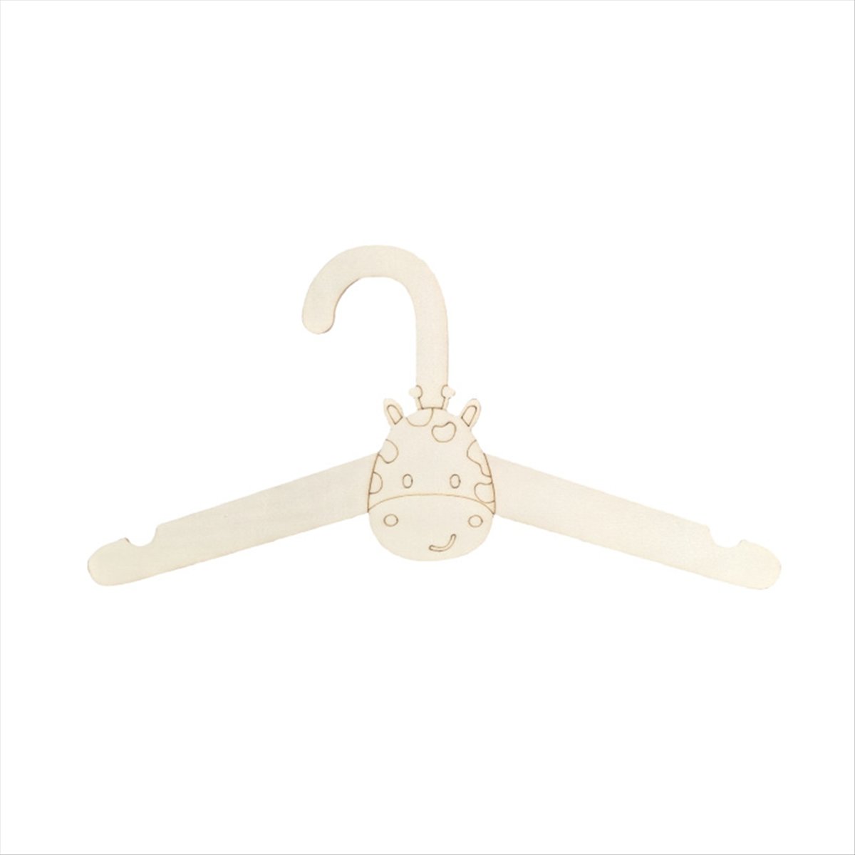 ABJS 20PCS Cute Wooden Clothes - Baby Clothing Hanging Rack บทวิจารณ์และราคา