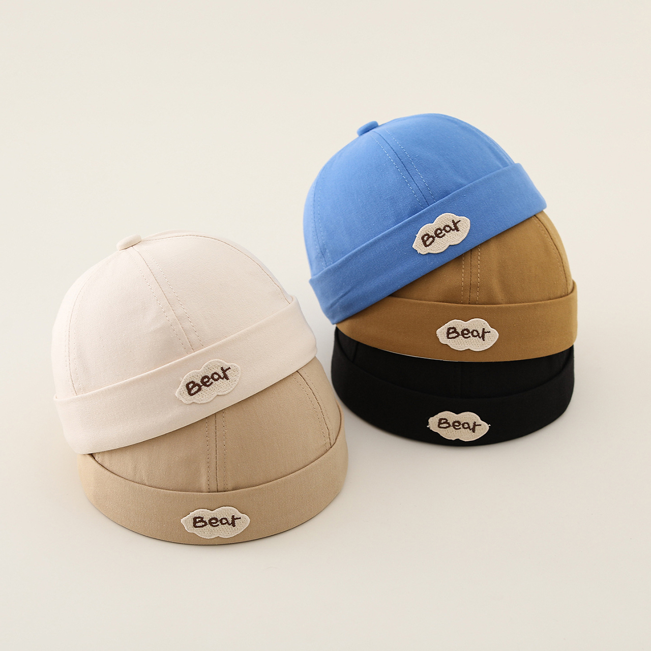 Cute Bear Baby Docker Hat Soli - Baby Hat Beanie บทวิจารณ์และราคา