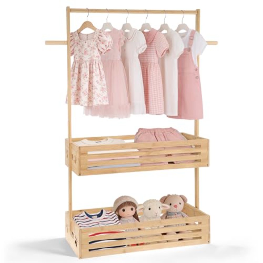 Extra Large Clothing Rack for  - Baby Clothing Hanging Rack บทวิจารณ์และราคา