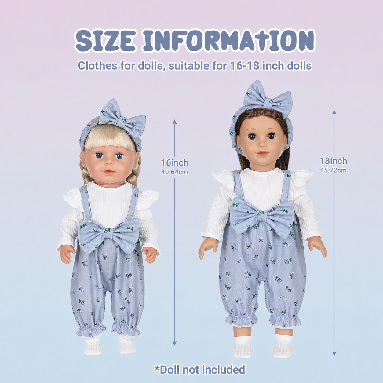 Doll Clothes for 16-18inch Bab - Baby Clothing Jumper บทวิจารณ์และราคา
