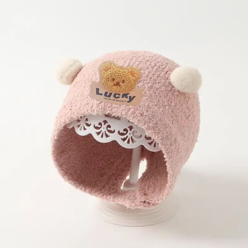 Cute Bear Baby Ear Protection  - Baby Hat Beanie บทวิจารณ์และราคา