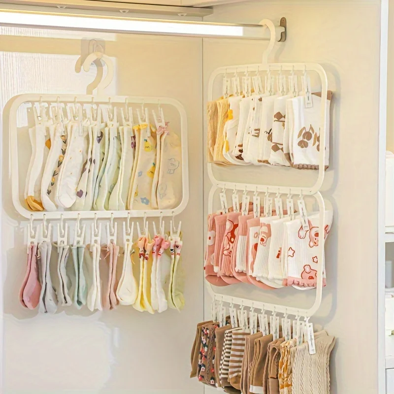 Multi-clip Baby Hanger, Househ - Baby Clothing Hanging Rack บทวิจารณ์และราคา