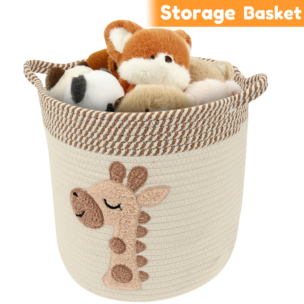 Cotton Rope Storage Basket Lar - Baby Clothing Basket บทวิจารณ์และราคา