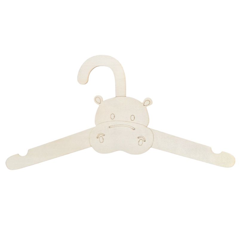 ABJI-20PCS Cute Wooden Clothes - Baby Clothing Hanging Rack บทวิจารณ์และราคา
