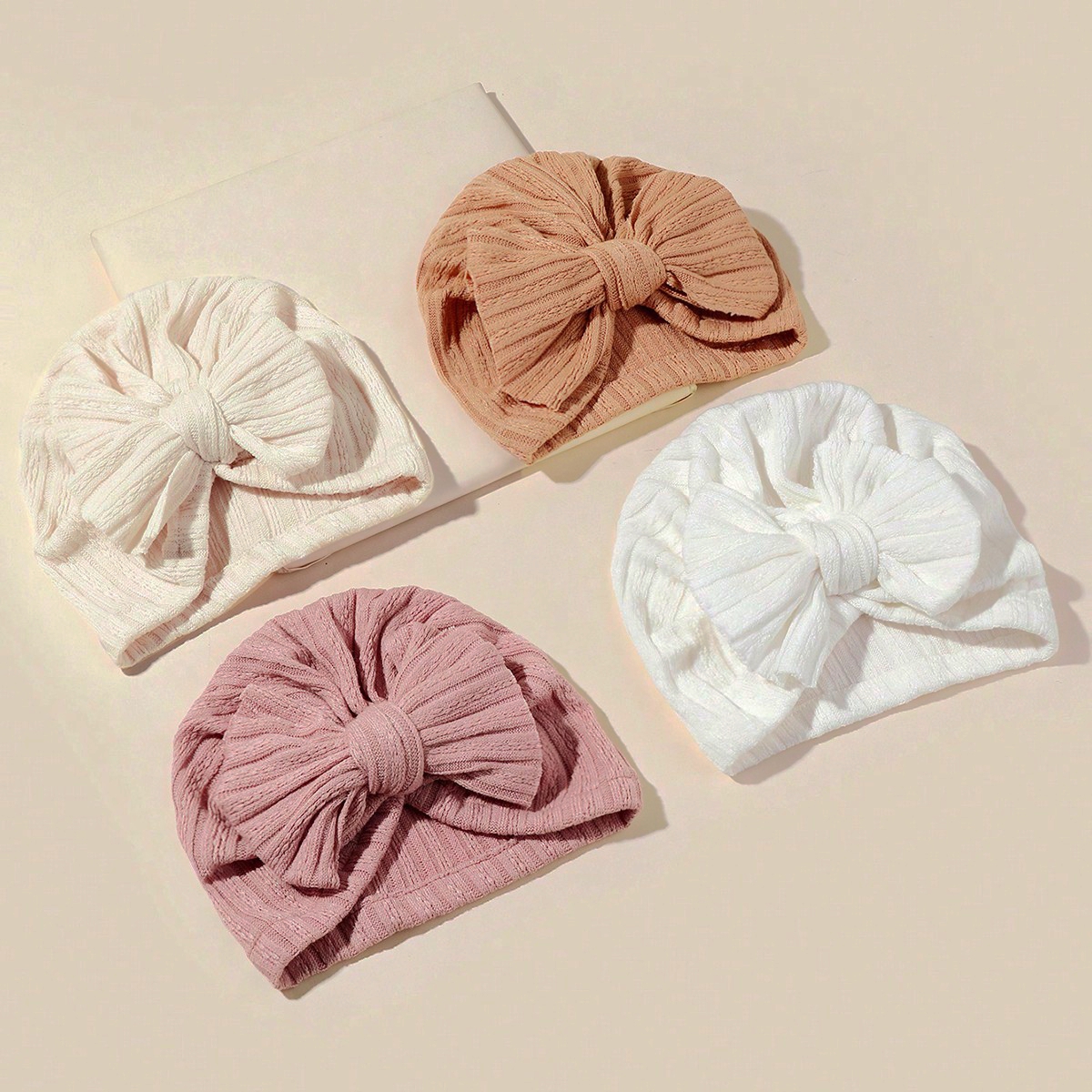 Bowknot Knitted Baby Autumn Wi - Baby Hat Beanie บทวิจารณ์และราคา