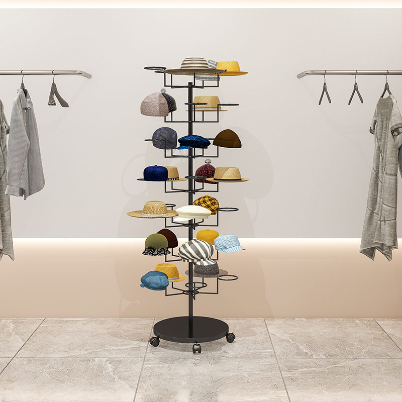 Hat display rack Floor-to-ceil - Baby Clothing Hanging Rack บทวิจารณ์และราคา