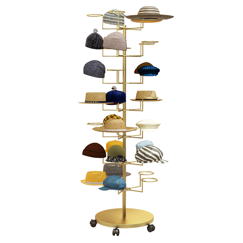 Hat display rack Floor-to-ceil - Baby Clothing Hanging Rack บทวิจารณ์และราคา