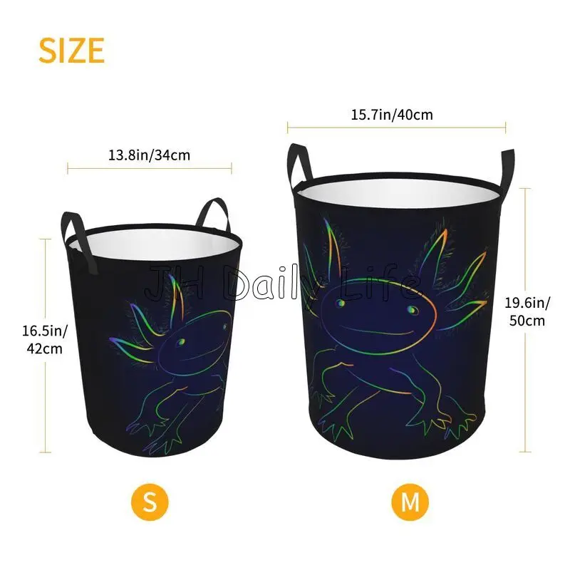 Rainbow Axolotl Laundry Basket - Baby Clothing Basket บทวิจารณ์และราคา