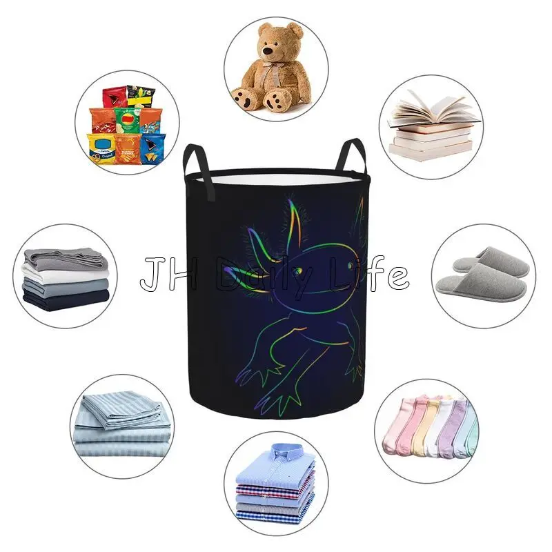 Rainbow Axolotl Laundry Basket - Baby Clothing Basket บทวิจารณ์และราคา