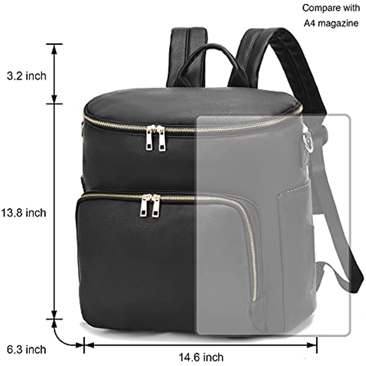 Diaper Bag Backpack Leather Ba - Baby Clothing Bag บทวิจารณ์และราคา
