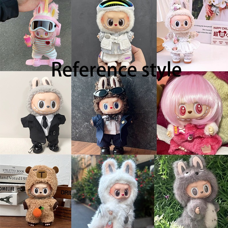 15 17cm For Labubu Doll Blind  - Baby Clothing Clearance บทวิจารณ์และราคา