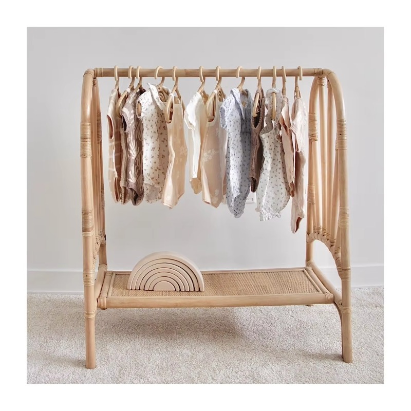 Decorative small hangers, hand - Baby Clothing Hanging Rack บทวิจารณ์และราคา