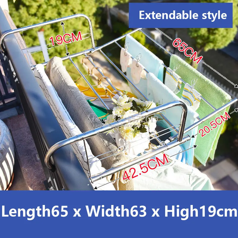 Extendable Stainless Steel Fol - Baby Clothing Hanging Rack บทวิจารณ์และราคา