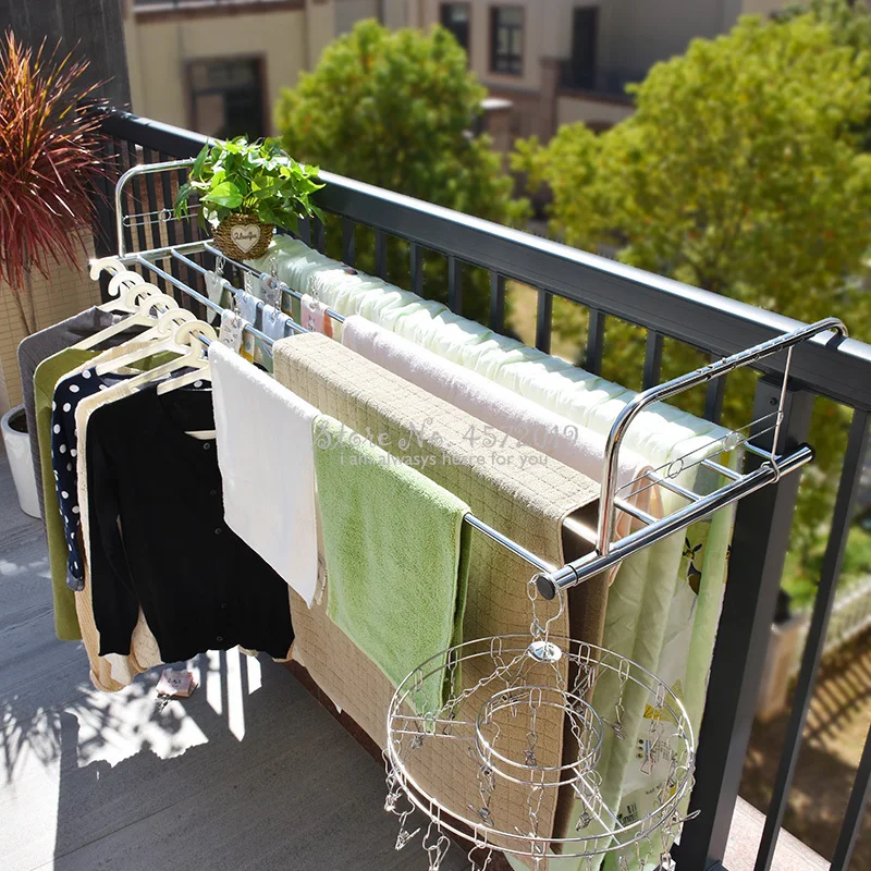 Extendable Stainless Steel Fol - Baby Clothing Hanging Rack บทวิจารณ์และราคา