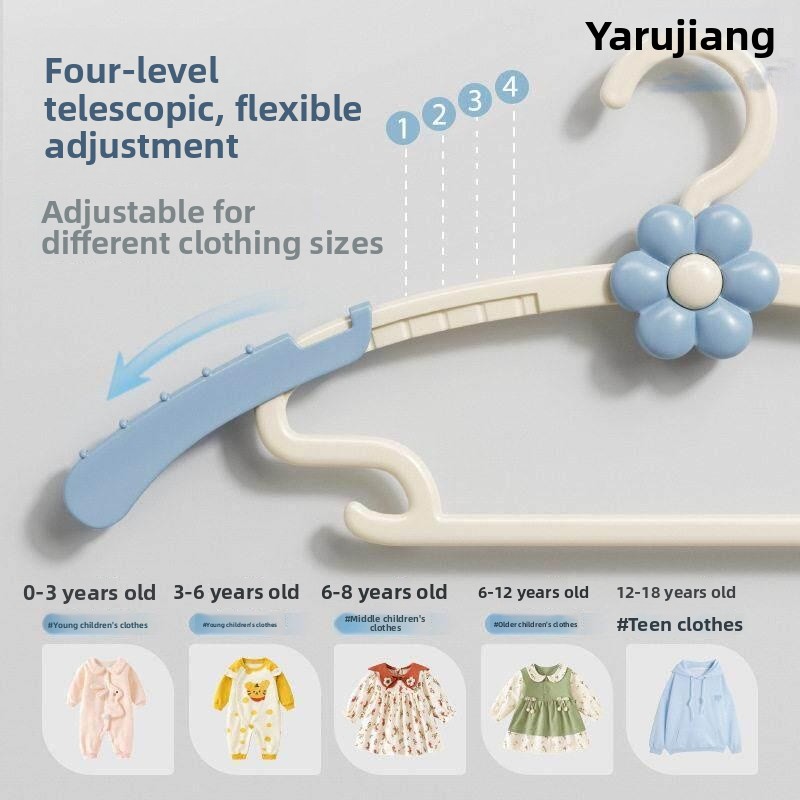 Thickened Baby Clothes Hanger  - Baby Clothing Hanging Rack บทวิจารณ์และราคา
