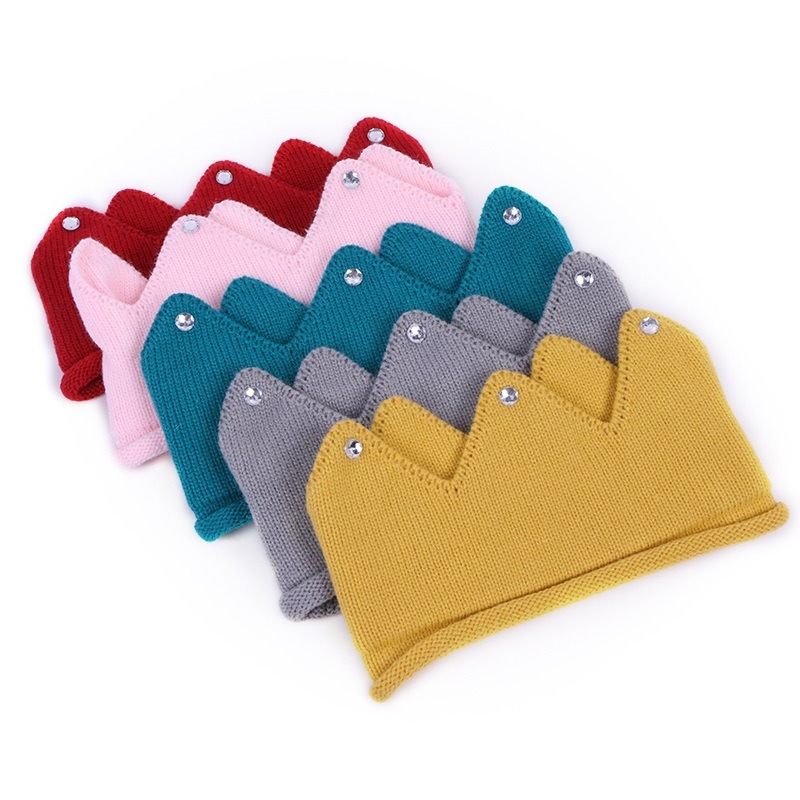 Knitted Crown Baby Headband Ha - Baby Hat Beanie บทวิจารณ์และราคา