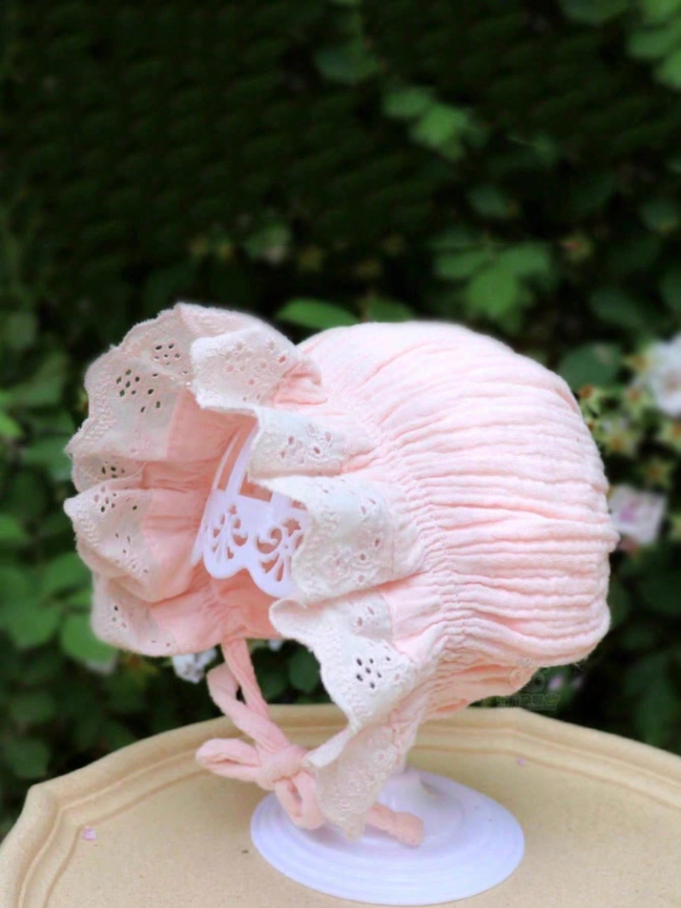1Pc Vintage Lace Floral Baby B - Baby Hat Beanie บทวิจารณ์และราคา