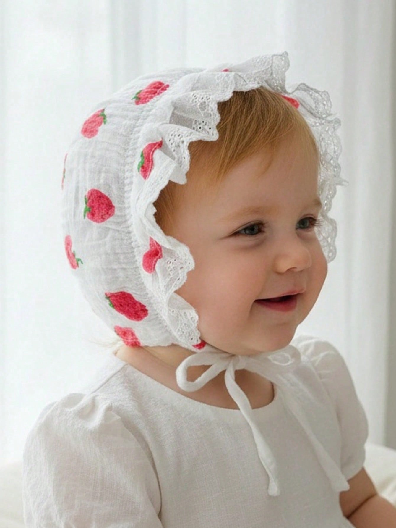 1Pc Vintage Lace Floral Baby B - Baby Hat Beanie บทวิจารณ์และราคา