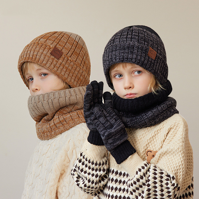 1 Set 4-10Y Children Baby Boy  - Baby Hat Beanie บทวิจารณ์และราคา
