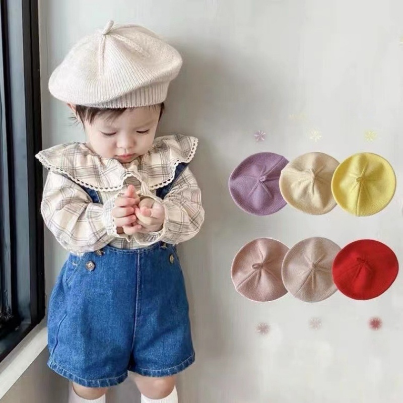 New Arrival Knitted Baby Beret - Baby Hat Beanie บทวิจารณ์และราคา
