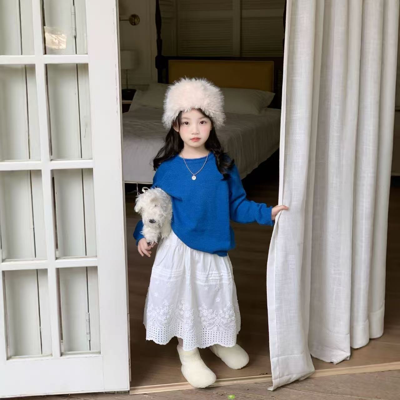 Spring Autumn Baby Girls Knitt - Baby Clothing Jumper บทวิจารณ์และราคา