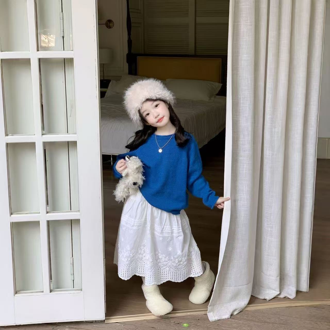 Spring Autumn Baby Girls Knitt - Baby Clothing Jumper บทวิจารณ์และราคา