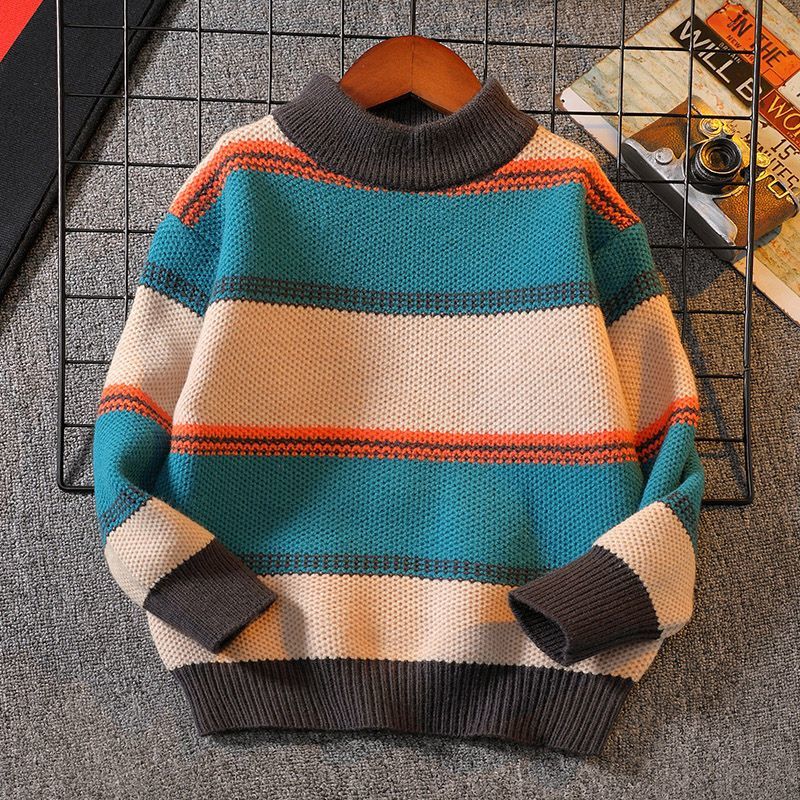 Boys Knitted Sweater New Winte - Baby Clothing Jumper บทวิจารณ์และราคา