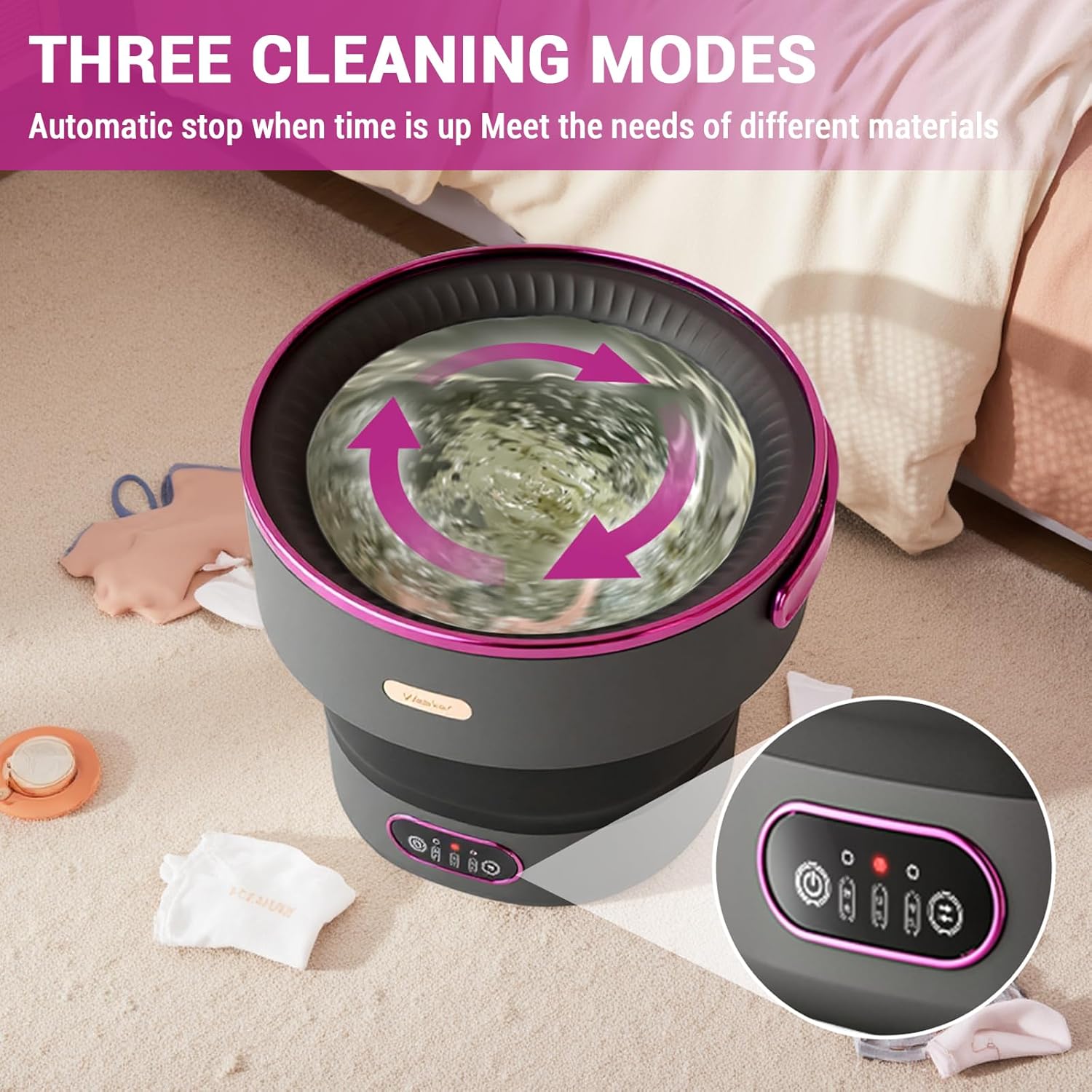 Portable Washing Machine 13L F - Baby Clothing Basket บทวิจารณ์และราคา