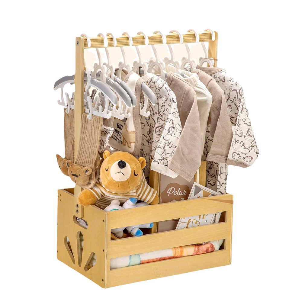 2025 Large Wooden Baby Product - Baby Clothing Basket บทวิจารณ์และราคา
