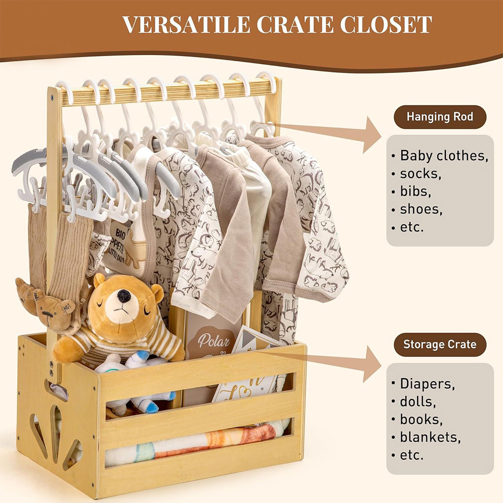 2025 Large Wooden Baby Product - Baby Clothing Basket บทวิจารณ์และราคา