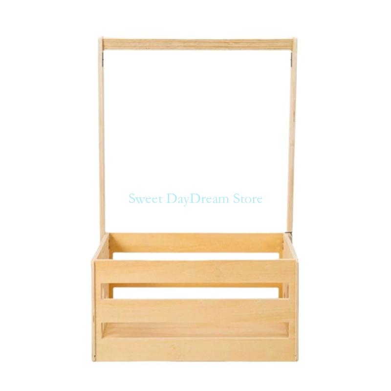 Y88C Wooden Baby Showers Gift  - Baby Clothing Basket บทวิจารณ์และราคา