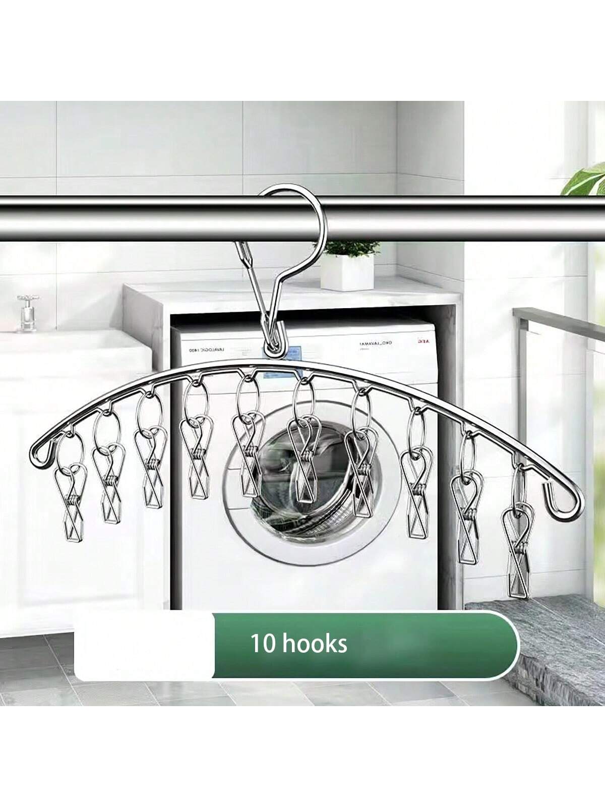 1pc stainless steel clotheslin - Baby Clothing Rail บทวิจารณ์และราคา