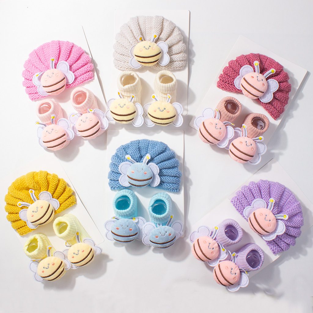 2Pcs/Set Baby Knitted Turban H - Baby Hat Beanie บทวิจารณ์และราคา
